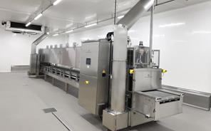 Cryogenic tunnel for Japanese dessert 