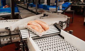 Freezing of quality chicken breast 